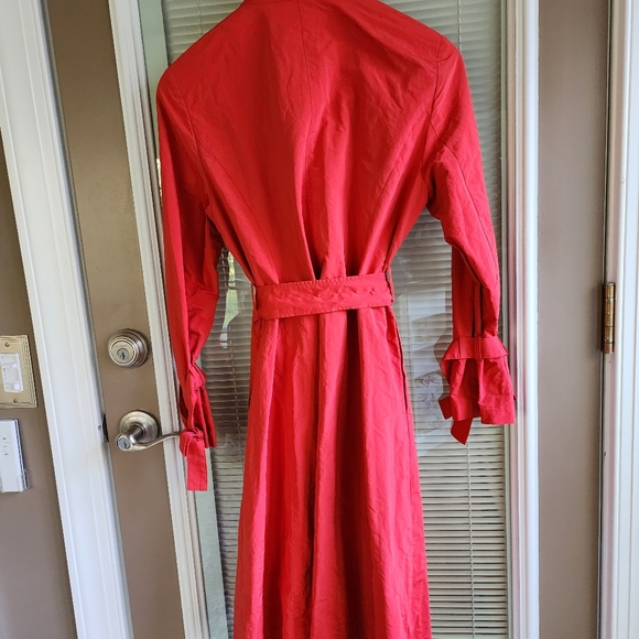 Vermilion Color Spring Coat - Picture 6 of 8